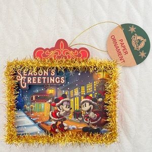 🎄 Santa Mickey Mouse Disney Tinsel Disney Ornament
